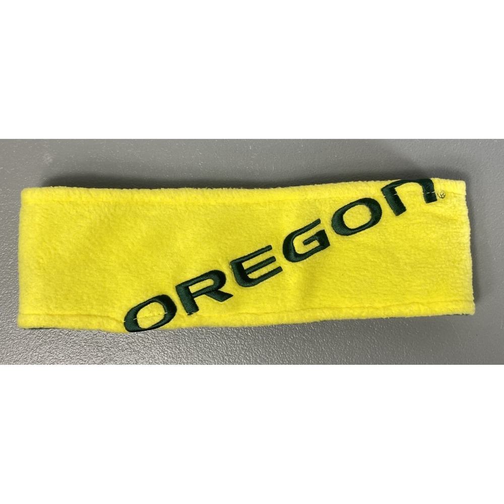 Columbia Oregon Ducks Headband Fleece Ear Warmer Yellow Green Unisex O/S